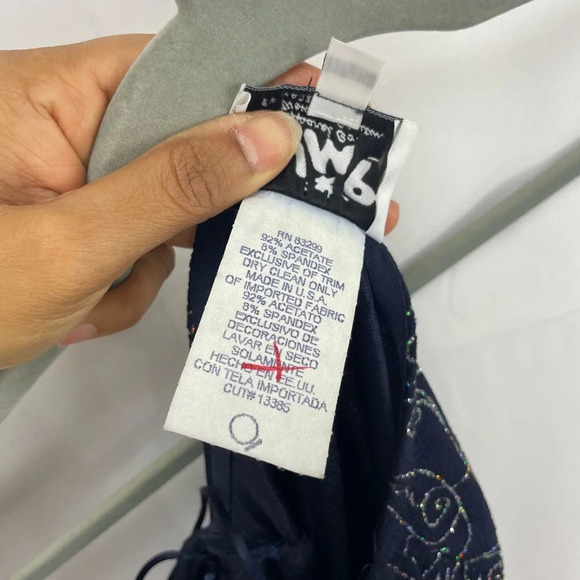 Jump Apparel Blue with silver dress for prom, weddings, etc size 11/12 - Picture 12 of 12